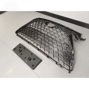 Kit <span class=keywords><strong>de</strong></span> Rejilla Frontal Estilo 2020 para Lexus RX350 2016, Incluye Soporte para Placa <span class=keywords><strong>de</strong></span> Matrícula, Fácil Instalación, Material ABS - Product Image 3