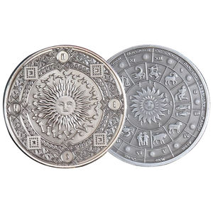 Moneta di placcatura antica personalizzata di alta qualità con doppio lato in rilievo Logo Spinning Metal Challenge <span class=keywords><strong>Coins</strong></span> - Product Image 1
