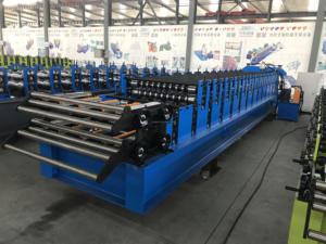 러시아 핫 세일 더블 레이어 C8 C10 <span class=keywords><strong>C21</strong></span> C25 롤 성형 금속 컬러 스틸 루핑 시트 만들기 기계 - Product Image 5