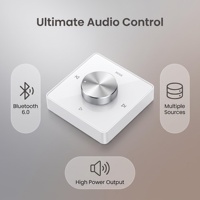 Amplificateurs audio muraux miniatures Zhiku 86 pour panneau de commande de musique TF AUX, haut-parleurs de plafond stéréo, contrôleur de cinéma maison