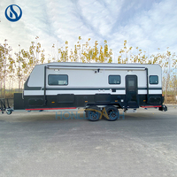 Honlu Remorque de camping personnalisée, camping-car tout-terrain, caravanes, remorque de voyage conforme aux normes australiennes