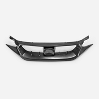 Grille de pare-chocs avant EPR Civic Type R FK8 style JS en FRP (compatible FC1/FK7, installation facile, MOQ une pièce)
