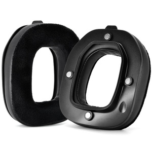 Almohadillas de Repuesto Magnéticas para Auriculares Logitech Astro A40TR A40 TR, Almohadillas Más Gruesas de Cuero Híbrido, Malla de Franela - Product Image 3