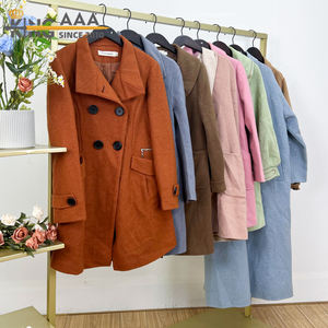 KINGAAA A58-2 秋冬精纺冬季大衣 高品质简约长款羊毛大衣 长袖纯色服装 - Product Image 1
