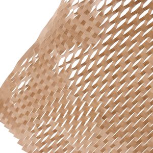 <span class=keywords><strong>300</strong></span> PCS 12 \ "<span class=keywords><strong>X</strong></span> 12 \" Hojas de papel de embalaje recubiertas de panal marrón Envoltura de amortiguación móvil Embalaje de envío - Product Image 3