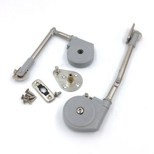 Soporte para tapas abatibles de aleación de zinc+ABS para puertas de gabinetes de cocina y hoteles - Product Image 2