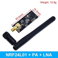 NRF24L01 + 2.4G Module de transmission de données sans fil 2.4GHz NRF24L01 Version de mise à niveau NRF24L01 + PA + LNA 1000 mètres pour