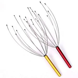 Masajeador de Cabeza de Metal con Forma de Araña, de Plástico y Acero Inoxidable, para Relajación - Product Image 4