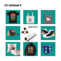 Eraasmart A3 A4 DTF, Lámina PET para Transferencia de Calor, Papel de Transferencia de Calor de Una o Dos Caras, Hojas para Impresora de Baja Temperatura para Película DTF A3 A4