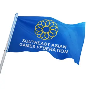 High-quality 3*5ft 2023 SEA Games flag Customised Singapore Vietnam Flag Cambodia Flag
