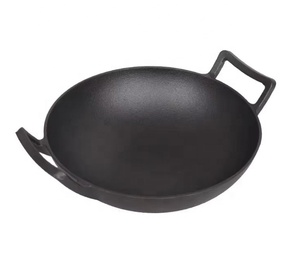 36cm gang preseasoned chảo dễ thương thiết kế kim loại công cụ nhà bếp - Product Image 2