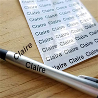 Autocollants de remerciement transparents personnalisés en or rose autocollants transparents étiquettes d'emballage transparentes