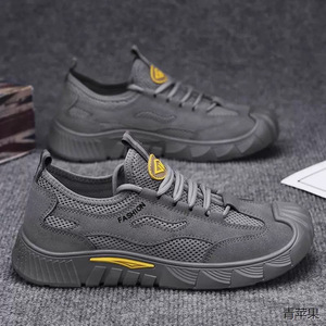 Zapatillas Casuales de Verano para Hombre, Modernas, Transpirables, para Trabajar, con Forro de Malla Cómodo, Antideslizantes, Resistentes al Desgaste, Diseño Suave - Product Image 4