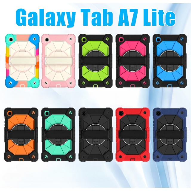 Heavy Duty Rugged Tablet Case for Samsung Galaxy Tab A7 Lite 8.7" 2021 T220/T225 Shockproof Protective Cover