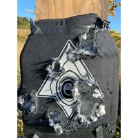 Plaque de protection extérieure légère en UHMWPE ALO, 25 x 30 cm