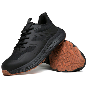 Baskets à la mode marcheur noir jogger décontracté léger woodland marque <span class=keywords><strong>ville</strong></span> sécurité chaussures composites pour hommes travail - Product Image 4
