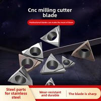 AFDJ TBGH Type Trapezoid CNC Inserts Fine Turning Boring Inner Holes OEM Titanium Aluminum Nitride Coated 55HRC Ceramic 1 Year
