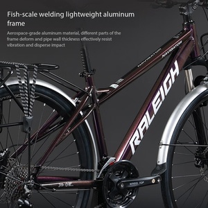 <span class=keywords><strong>Bicicleta</strong></span> de Carretera Clásica Vintage de 27 Pulgadas para <span class=keywords><strong>Mujer</strong></span>, con Guardabarros, Portaequipajes, Aleación de Aluminio, 33 Velocidades, para Ciclismo Diario y de Ocio para Adultos - Product Image 3