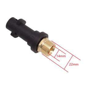 Adaptateur de Karcheri en plastique électrique Coupleur 5 buses <span class=keywords><strong>pour</strong></span> nettoyeur haute pression Raccord M22-14mm Série K2-K7 Accessoires de lavage de voiture - Product Image 3