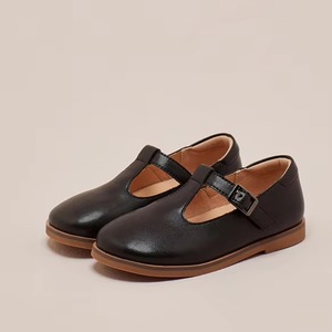 Chaussures Mary Jane en cuir à bride en T pour enfants, semelle souple en caoutchouc, idéales pour l'école, l'uniforme ou les tenues décontractées - Product Image 3