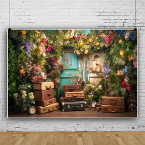 7x5ft tela romántica jardín secreto telón de fondo jardín tema Fiesta decoraciones cumpleaños boda disparar foto estudio Props telón de fondo - Product Image 3