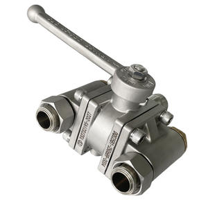 Válvula de Esfera Criogênica de 3 Vias DQS25B DN25 ODM Manual para Armazenamento de Gás em Tanques a Granel - Product Image 2