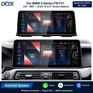 Reproductor de DVD para Auto con Pantalla Multimedia de 12.3 Pulgadas, Snapdragon 685, Sistema Operativo Android, DSP, Carplay, para BMW Serie 5 F10 F11 09-17, Navegación <span class=keywords><strong>GPS</strong></span> - Product Image 1