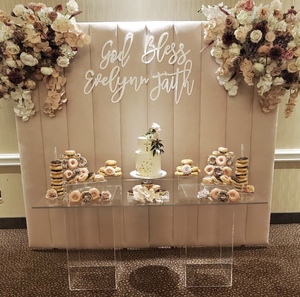 <strong>Clear</strong> Outdoor or Indoor Decoration Acrylic Wedding <strong>Table</strong> - Product Image 1