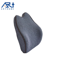 Haute qualité carré chaise de bureau coussin tricoté mousse à mémoire taille soutien oreiller pour voiture confortable Massage dos repos