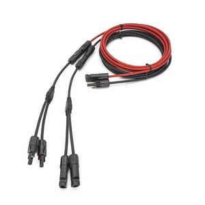 สายต่อขยายพลังงานแสงอาทิตย์ DC-DC 2.5mm2 14AWG ขนาด5เมตร PV UL94 V-0หน่วงการติดไฟ30A ได้ง่าย - Product Image 3