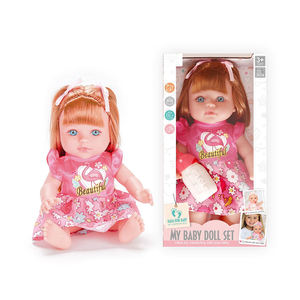 Poupée en vinyle de 12 pouces avec biberon, jouet de simulation pour enfants, jeu de rôle, apprentissage précoce, interaction parent-enfant, cadeau - Product Image 5