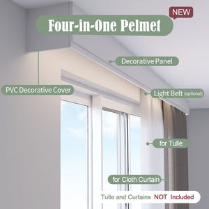 ZSHINE Rail de <span class=keywords><strong>rideau</strong></span> en aluminium double, <span class=keywords><strong>tringle</strong></span> à rideaux, corniche et boîte de rangement pour fenêtre – Vente chaude usine - Product Image 2