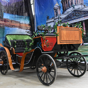 Buggy électrique de style européen sans chevaux à vendre, pour mariage, carrosse royal, remorque de carrosse - Product Image 3