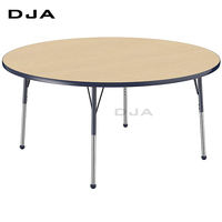 Table d'étude moderne Scholar Craft pour salle de classe, bureau à domicile, étude, lecture, apprentissage, activité, réglable en hauteur, en bois et métal