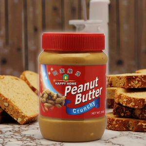 Happy Mum Nhãn Hiệu Trung Quốc Bán Buôn Số Lượng Lớn 510G 1KG Bơ Đậu Phộng Không Đường - Product Image 1