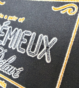 Étiquettes personnalisées en relief haute fréquence, lettres, logos 3D en TPU, étiquettes thermocollantes pour vêtements - Product Image 2