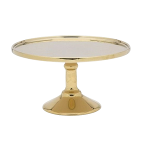 Pedestal de metal de aluminio Pasteles Cupcakes Cake Display Postre Stand Custom Royal Style Glazed Design Metal Cake Stand - Product Image 6