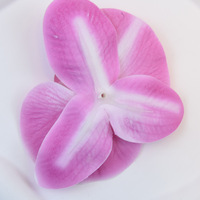 Taartdecoratie Bloem 3D Geprinte Lijm Afgewerkte Tactiele Zijde Phalaenopsis Orchidee Enkelvoudige Bloem DIY Snoepdoos Accessoire 50 Stuks