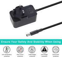 Adaptateur secteur AC/DC 12V 3A pour le Royaume-Uni, chargeur mural 100-240V 36W pour bande LED, caméra de surveillance, routeur et appareils électroniques