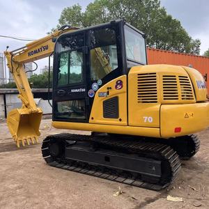 Excavadora de orugas KOMATSU usada original 7T, excavadora de orugas PC70 de 2017 - Product Image 2