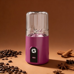 เครื่องปั่นพกพาแบบชาร์จไฟผ่าน USB ขนาดกะทัดรัด 260 มล. สำหรับใช้งานกลางแจ้ง พร้อมโหมดเทอร์โบและฟังก์ชั่นบดน้ำแข็ง ป้องกันการรั่วซึม เหมาะสำหรับใช้ในรถยนต์ - Product Image 6