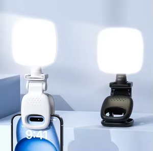 Mini Clip para Teléfono D5, Luz de Relleno HD Recargable, Tres Temperaturas de Color, Brillo Ajustable, 200 mAh, Videoconferencia, Portátil - Product Image 1