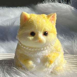 Hot Sale Novelty TPR Simulation Animal Big Fat Cat Soft Slow Rebound Fluffy Stretch <b>Squeeze</b> Stress Relief Squishy Toys for Kids - Product Image 3