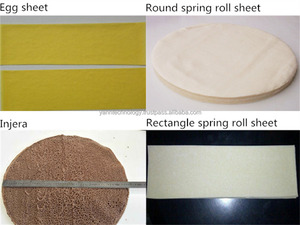 Máquina de hoja de envoltura de rollo de Primavera de alta capacidad Máquina de fabricación de envoltura de piel de huevo de rollo de primavera Lumpia automática - Product Image 4