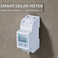 Medidor de energía inteligente prepago monofásico con pantalla LCD WIFI 4G Control remoto Din medidor de consumo de energía 2025