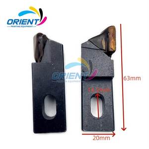 Qualité 1 pièce 3000.5473.4 Lame de fraisage 63x20x20mm Plaquette de fraisage 63*20*20mm pour tête de fraisage principale de relieuse Muller <span class=keywords><strong>Martini</strong></span> - Product Image 5
