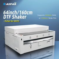 Machine à secouer la poudre DTF Aiifar avec lumière indicatrice RVB réglable pour imprimante DTF G9070 64 pouces/160 cm
