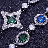 Collier ras du cou 10MM avec breloques en zircone triangulaires, rondes et rectangulaires, effet diamant arc-en-ciel, pour femmes et hommes, cadeau