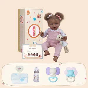 Juguetes de bebé recién nacido para niñas, molde de cuerpo completo a la moda, Kit de muñeca realista