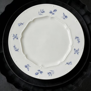 Plato de Cerámica Floral Azul Perla Coreano Lelyi, Tazón, Taza de Café, Plato de Postre para el Té de la Tarde, Vajilla de Alta Gama para Bodas y Hoteles - Product Image 2